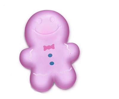 Top Trenz Accessories Pink Super Duper Sugar Squisher - Gingerbread Man