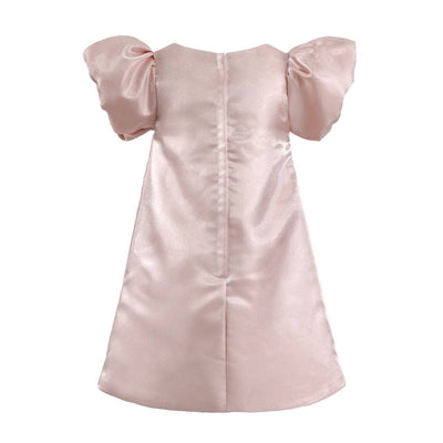 Lola + The Boys Angelina Satin Bow Dress