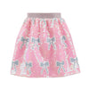 Lola + The Boys Baby Blue Sequin Bow Skirt