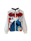 Lola + The Boys Batman Comic Windbreaker (White)