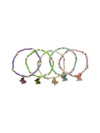 Lola + The Boys Bead Bracelets with Butterfly