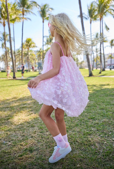 Lola + The Boys Beaded Daisy Gem Tank Dress