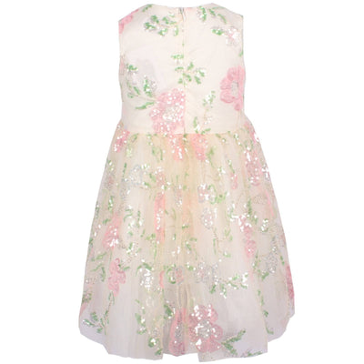 Lola + The Boys Beaded Floral Tulle Dress