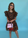 Lola + The Boys Black Funfetti Surprise Dress