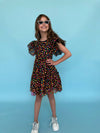 Lola + The Boys Black Funfetti Surprise Dress