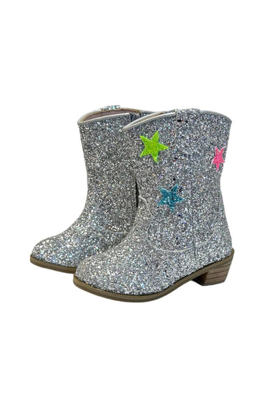 Lola + The Boys boots Hologram Star Cowgirl Boots