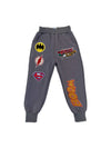 Lola + The Boys Bottoms Batman Grey Patch Pants