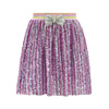 Lola + The Boys Bottoms Bow Sequin Striped Skirt