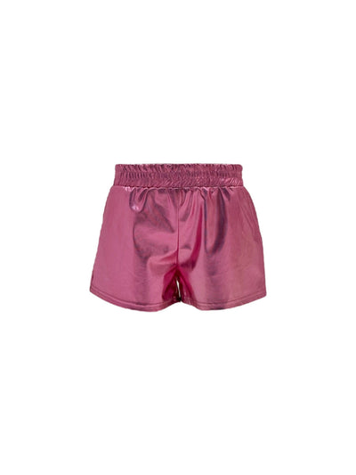 Lola + The Boys Bottoms Metallic Track Shorts