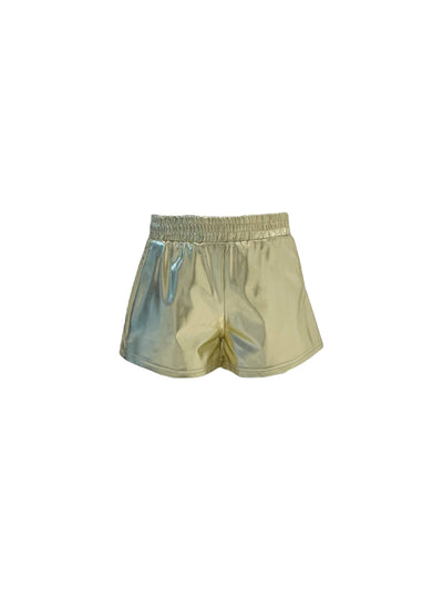 Lola + The Boys Bottoms Metallic Track Shorts