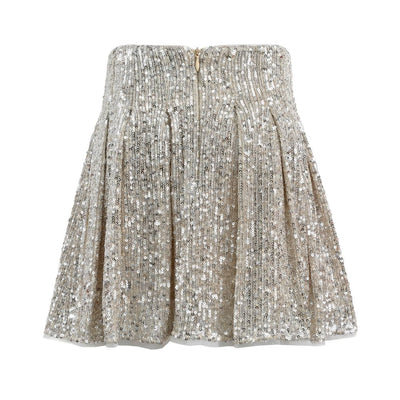 exclude-new-arriv Bottoms Party Shimmer Sequin Skirt