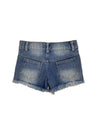 Lola + The Boys Bottoms Pink Crystal Denim Short