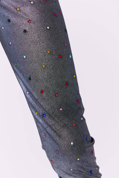 exclude-new-arriv Bottoms Rainbow Crystal Shimmer Leggings