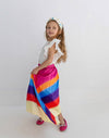 exclude-sale Bottoms Rainbow Pleated Midi Skirt