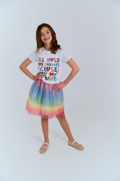 exclude-sale Bottoms Rainbow Sequin Skirt