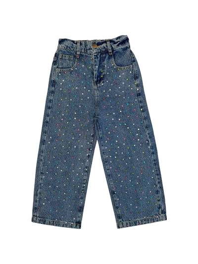 exclude-new-arriv Bottoms Rainbow Sparkle Jeans