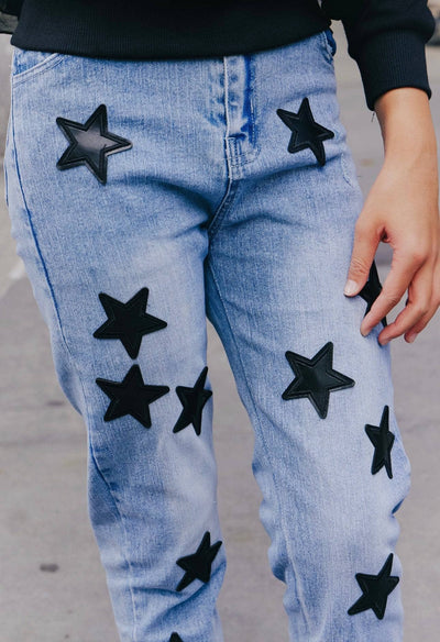 Lola + The Boys Bottoms RockStar Jeans