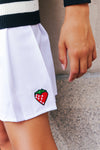 Lola + The Boys Bottoms Strawberry Tennis Skirt