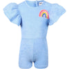 Lola + The Boys Bottoms Terry Rainbow Romper