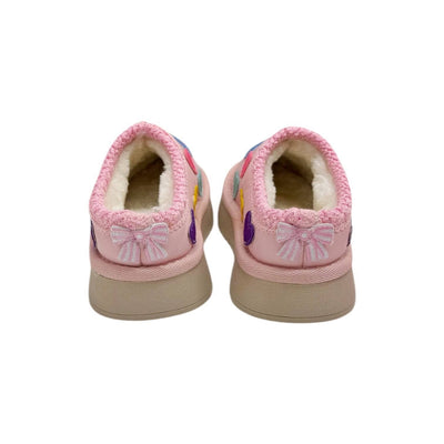 Lola + The Boys Candy Heart Sherpa Booties