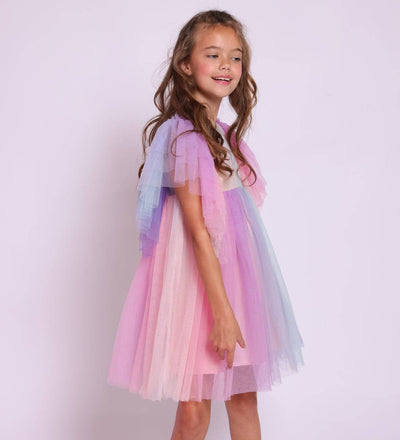 Lola + The Boys Cotton Candy Dream Tulle Dress