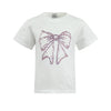 Lola + The Boys Crystal Bow Tshirt