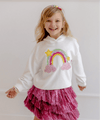 lola-spring Crystal Candy Rainbow Hoodie