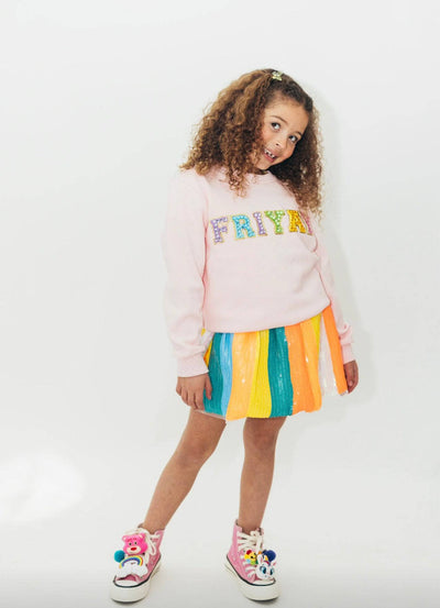 Lola + The Boys Crystal FRIYAY Sweatshirt