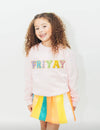 Lola + The Boys Crystal FRIYAY Sweatshirt