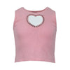 Lola + The Boys 2 Crystal Heart Top