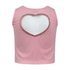 Lola + The Boys Crystal Heart Top