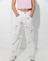 lola-spring 2 Crystal Rainbow Bows Jeans