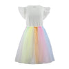 Lola + The Boys Crystal Rainbow Tulle Dress