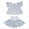 lola-spring 2 Crystal Ruffle Short Set