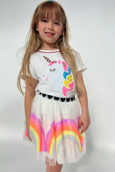 Lola + The Boys Crystal Unicorn T-shirt