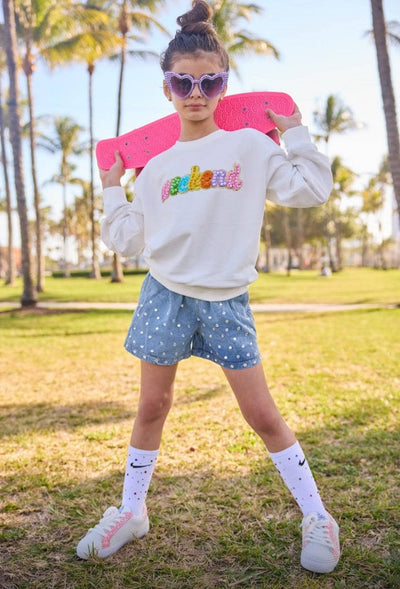 lola-spring Crystal WEEKEND Sweatshirt