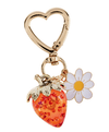 Lola + The Boys Cute Strawberry Keychain