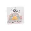 Lola + The Boys Pastel Rainbow Clip Cutie Shimmer Clip