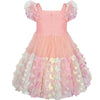 Lola + The Boys Dress 3D Butterfly Puffy Sleeve Dress