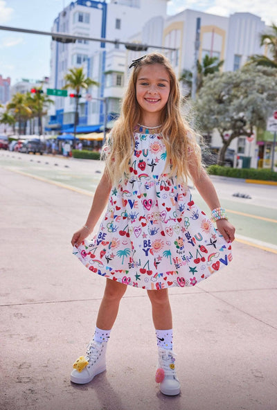 Lola + The Boys Dress Be You Doodle Dress