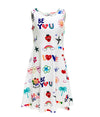 Lola + The Boys Dress Be You Doodle Tank Dress