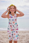 Lola + The Boys Dress Be You Doodle Tank Dress