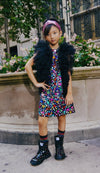 Lola + The Boys Dress Bejeweled Gem Dress