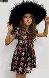 Lola + The Boys Dress Black Sequin Winter Stars Dress