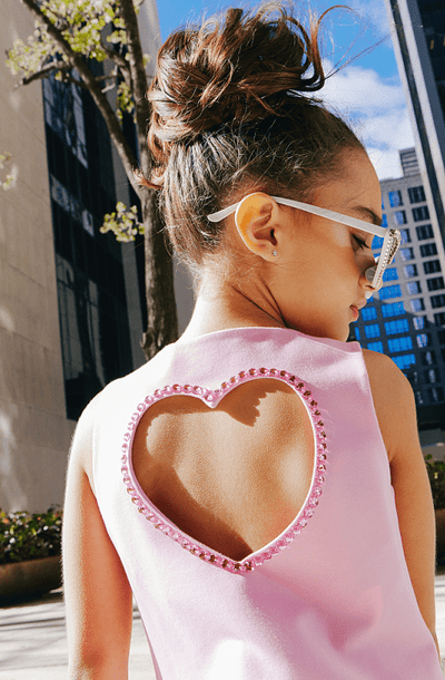 Lola + The Boys Crystal Heart Dress