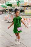 Lola + The Boys Dress Emerald Sparkle Sequin Dress