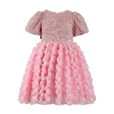 lola-wicked_collab Dress 6 Glinda Roses Puff Sleeve Dress