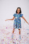 Lola + The Boys Dress Gliterati Diamond Gem Sequin Dress