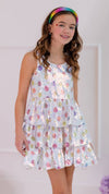 lola-spring Dress Happy Emoji Sequin Dress