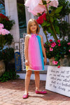 exclude-new-arriv Dress Jeweled Rainbow Dress